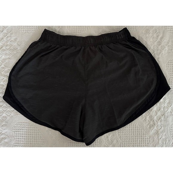 Nike Dri-FIT Gray & Black Lined Running Gym Workout Shorts Women’s Size Medium - Picture 2 of 4